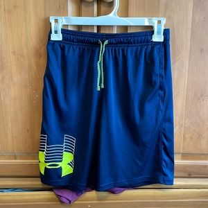 Youth Large Blue Under Armour Shorts
